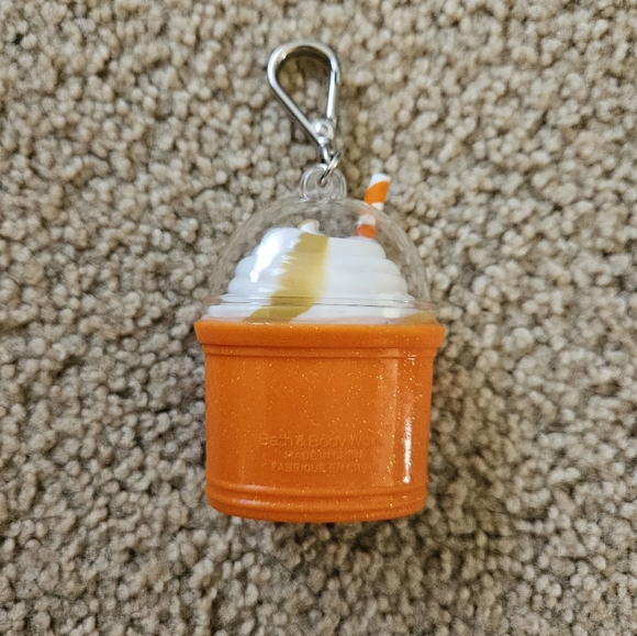 Bath and Body Pumpkin Spice Latte Sanitizer Holder - Picture 3 of 3
